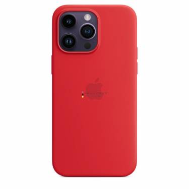 Apple iPhone 14 Pro Max Silicone Case with MagSafe (PRODUCT)RED