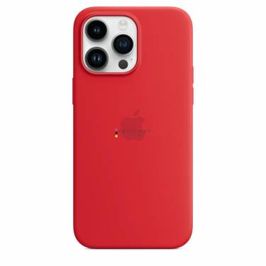 Apple iPhone 14 Pro Max Silicone Case with MagSafe (PRODUCT)RED