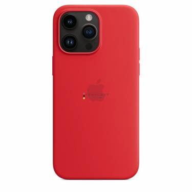 Apple iPhone 14 Pro Max Silicone Case with MagSafe (PRODUCT)RED