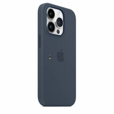 Apple iPhone 14 Pro Silicone Case with MagSafe Storm Blue