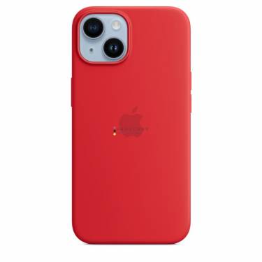 Apple iPhone 14 Silicone Case with MagSafe (PRODUCT)RED