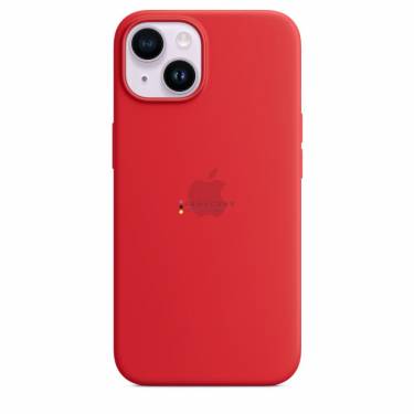 Apple iPhone 14 Silicone Case with MagSafe (PRODUCT)RED