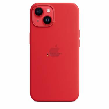 Apple iPhone 14 Silicone Case with MagSafe (PRODUCT)RED