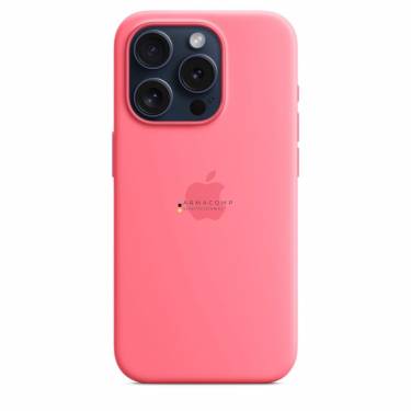 Apple iPhone 15 Pro Silicone Case with MagSafe Pink