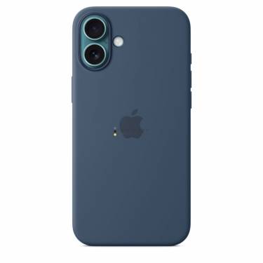 Apple iPhone 16 Plus Silicone Case with MagSafe Denim