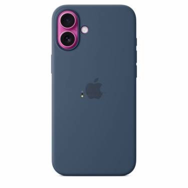 Apple iPhone 16 Plus Silicone Case with MagSafe Denim