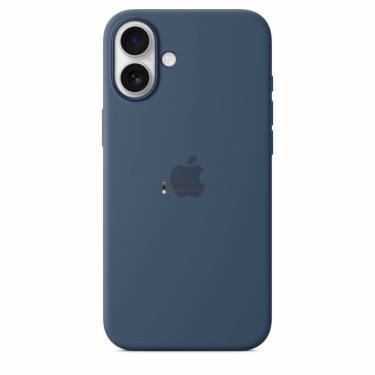 Apple iPhone 16 Plus Silicone Case with MagSafe Denim