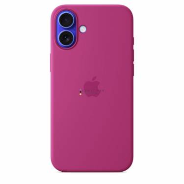 Apple iPhone 16 Plus Silicone Case with MagSafe Fuchsia (Seasonal)