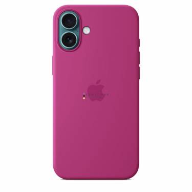 Apple iPhone 16 Plus Silicone Case with MagSafe Fuchsia (Seasonal)