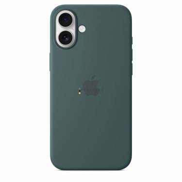 Apple iPhone 16 Plus Silicone Case with MagSafe Lake Green (Seasonal)