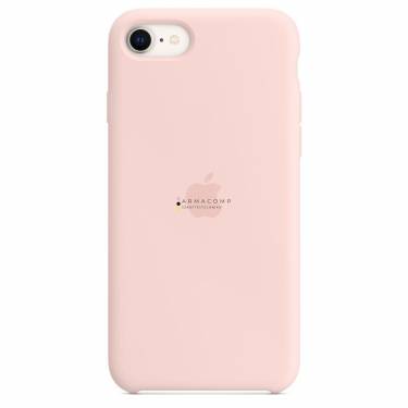 Apple iPhone SE3 Silicone Case Chalk Pink