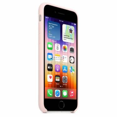 Apple iPhone SE3 Silicone Case Chalk Pink