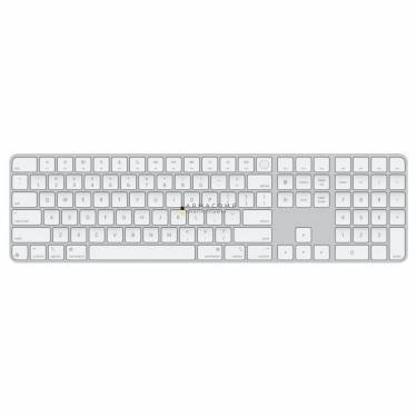 Apple Magic Keyboard (2024) Touch ID and Numeric Keypad Bluetooth Keyboard White US