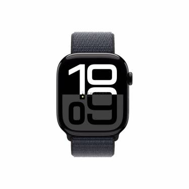 Apple Watch S10 Cellular 46mm Jet Black Alu Case with Ink Sport Loop