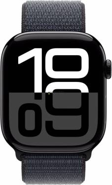 Apple Watch S10 GPS 46mm Jet Black Alu Case with Ink Sport Loop