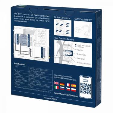 Arctic F14 PWM PST Black