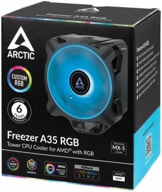 Arctic Freezer A35 RGB CPU Cooler Black