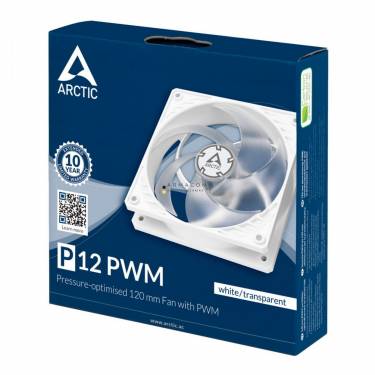 Arctic P12 PWM (White/Transparent)