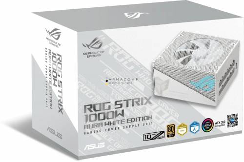 Asus 1000W 80+Gold ROG Strix Aura White Edition