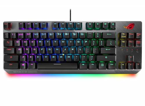 Asus ROG Strix Scope NX TKL RGB Deluxe Red Mechanical Wireless Gamer billentyűzet Black HU