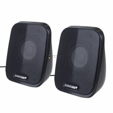 Audiocore AC835 Stereo Speakers Black