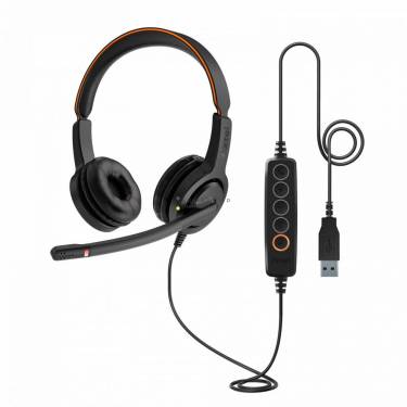 Axtel Voice UC40 duo NC Headset Black