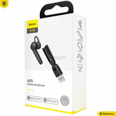 Baseus A05 Wireless Bluetooth Headset Black