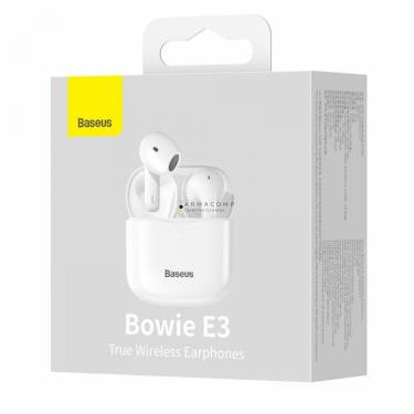 Baseus Bowie E3 TWS Wireless Bluetooth Headset White