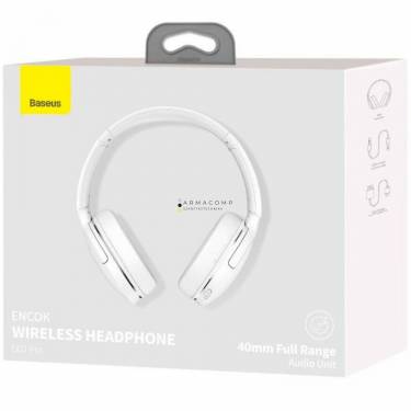 Baseus Encok D02 Pro Wireless Bluetooth Headset White