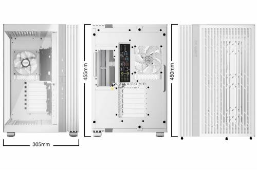 Be quiet! Light Base 600 LX Tempered Glass White