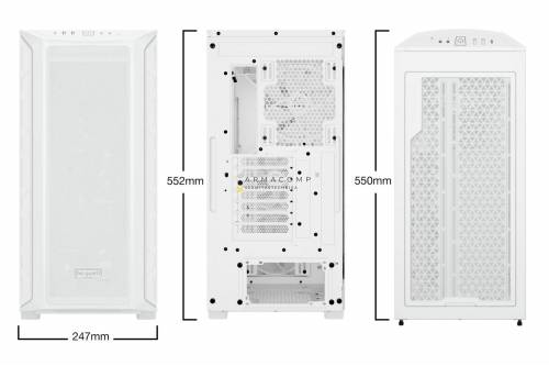 Be quiet! Shadow Base 800 FX Tempered Glass White