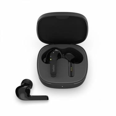 Belkin SoundForm Flow Noise Cancelling Earbuds  Headset Black