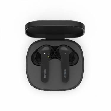 Belkin SoundForm Flow Noise Cancelling Earbuds  Headset Black