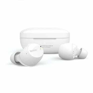 Belkin SoundForm Immerse True Wireless Earbuds Headset White