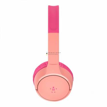 Belkin SoundForm Mini Wireless Bluetooth Headphones for Kids Pink