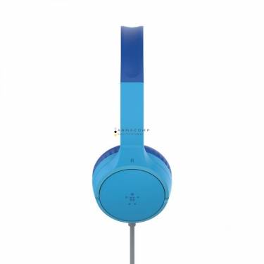 Belkin Soundform Mini Wired On-Ear Headphones for Kids Blue