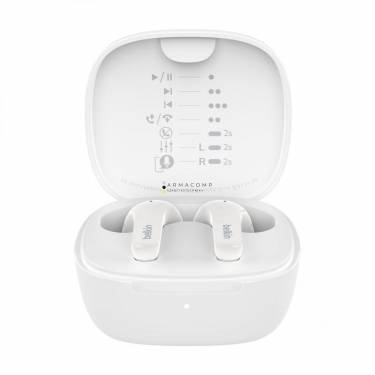 Belkin SoundForm Motion True Wireless Earbuds White