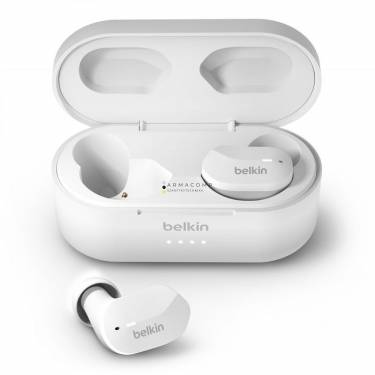 Belkin SoundForm True Wireless Earbuds Headset White