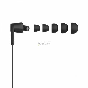 Belkin SoundForm USB-C Wired Earbuds with Adjustable Volume Limiter Black