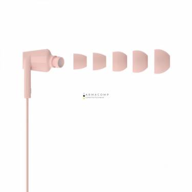 Belkin SoundForm USB-C Wired Earbuds with Adjustable Volume Limiter Pink