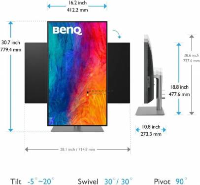 Benq 31,5" PD3225U IPS LED