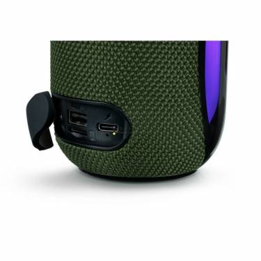 Bigben Interactive Party Tube Bluetooth Speaker Army Green