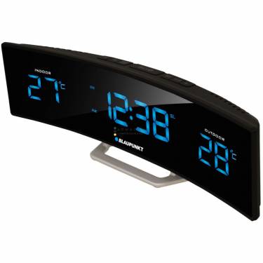 Blaupunkt CR12BK Radio Clock Digital Black/Silver