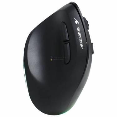 Bluestork M-WL-ERGO-LUMI Wireless Mouse Black