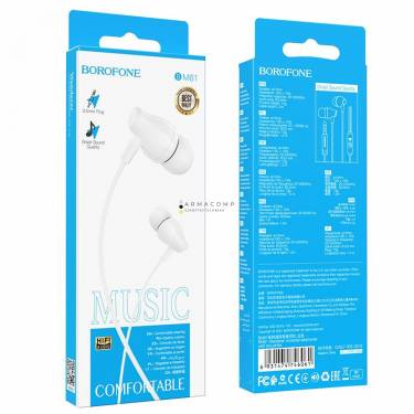 BOROFONE BM61W Wanderer Headset White