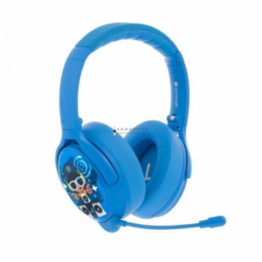 BuddyPhones Cosmos+ Wireless Bluetooth Headset for Kids Cool Blue