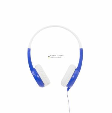 BuddyPhones Discover Headphones for Kids Blue/White