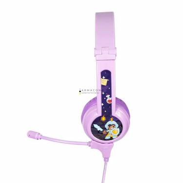 BuddyPhones Galaxy Headset for Kids Purple