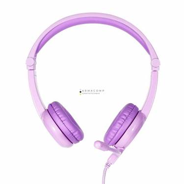 BuddyPhones Galaxy Headset for Kids Purple