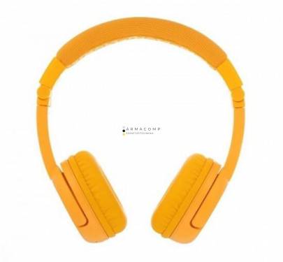 BuddyPhones Play+ Wireless Bluetooth Headset for Kids Sun Yellow